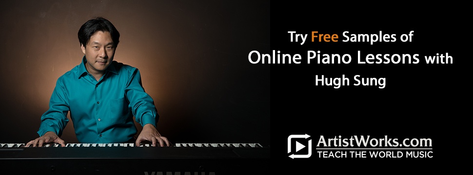 try free piano lessons with Hugh Sung