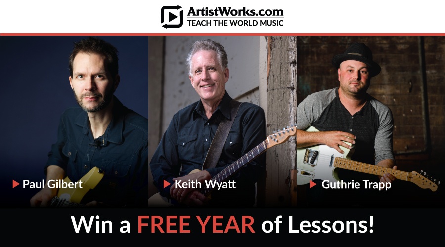 Win Guitar Lessons From ArtistWorks