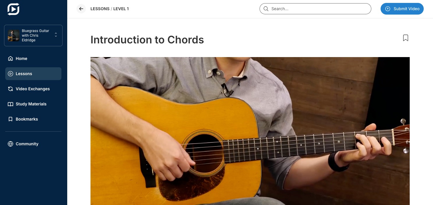 Lessons Page