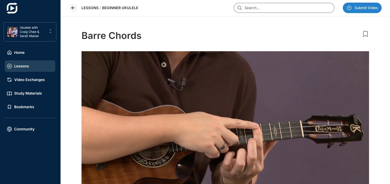 Lessons Page
