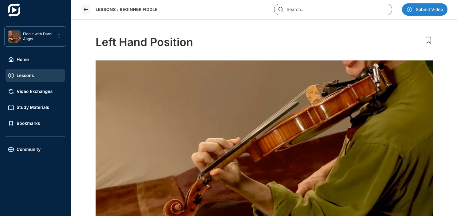 Lessons Page
