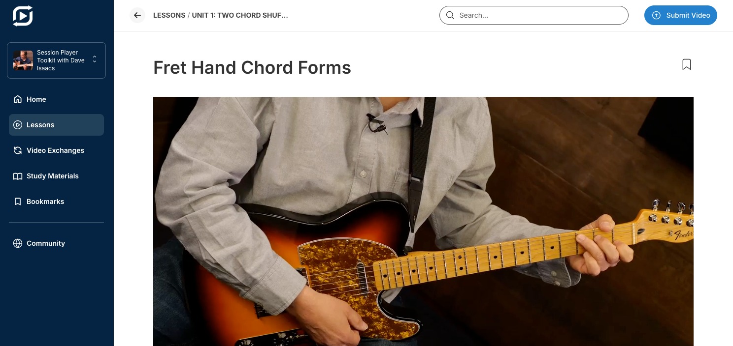Lessons Page
