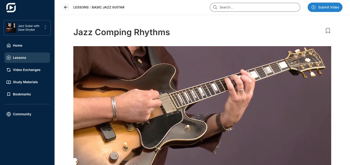 Lessons Page