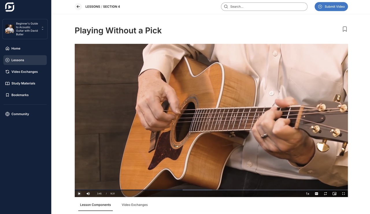Lessons Page