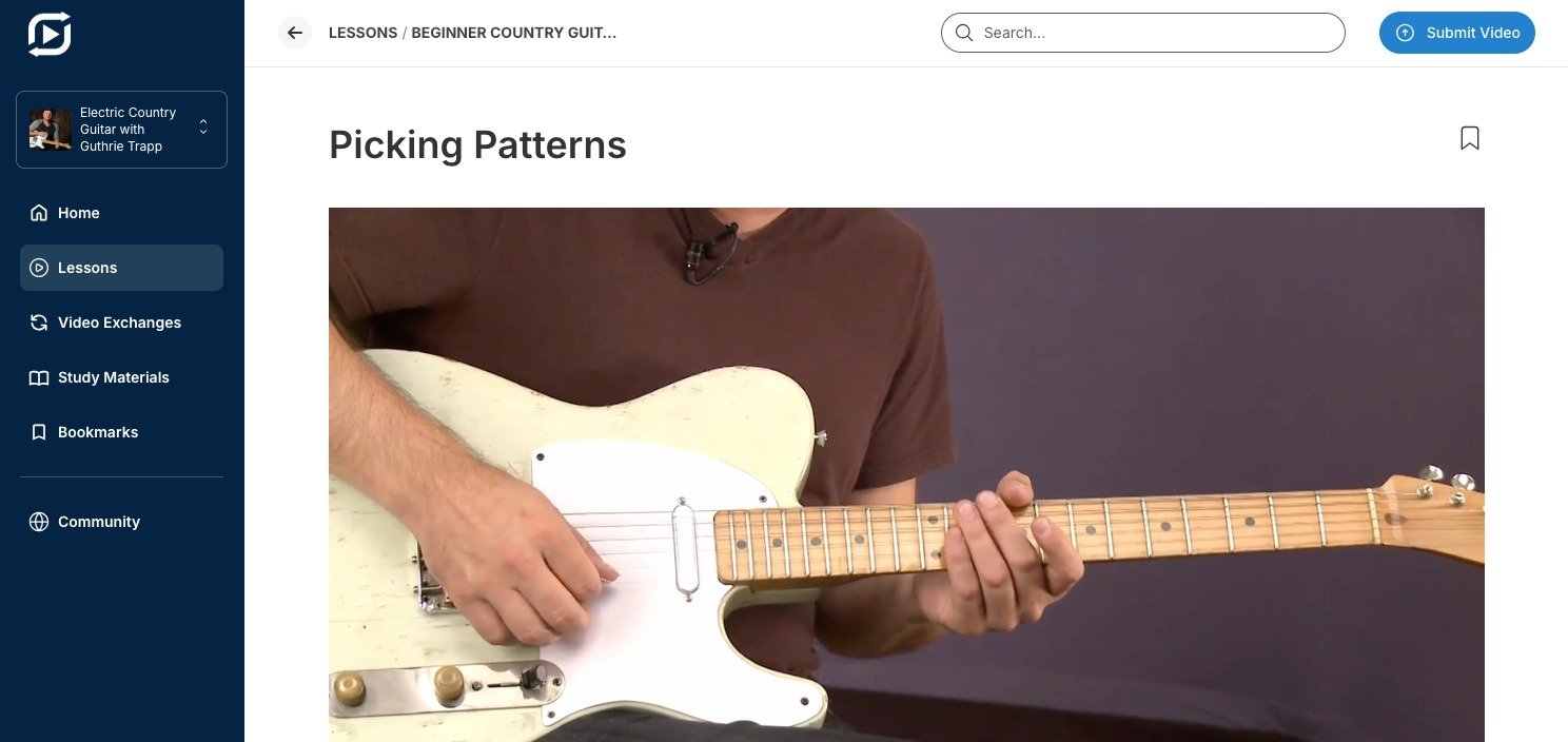 Lessons Page