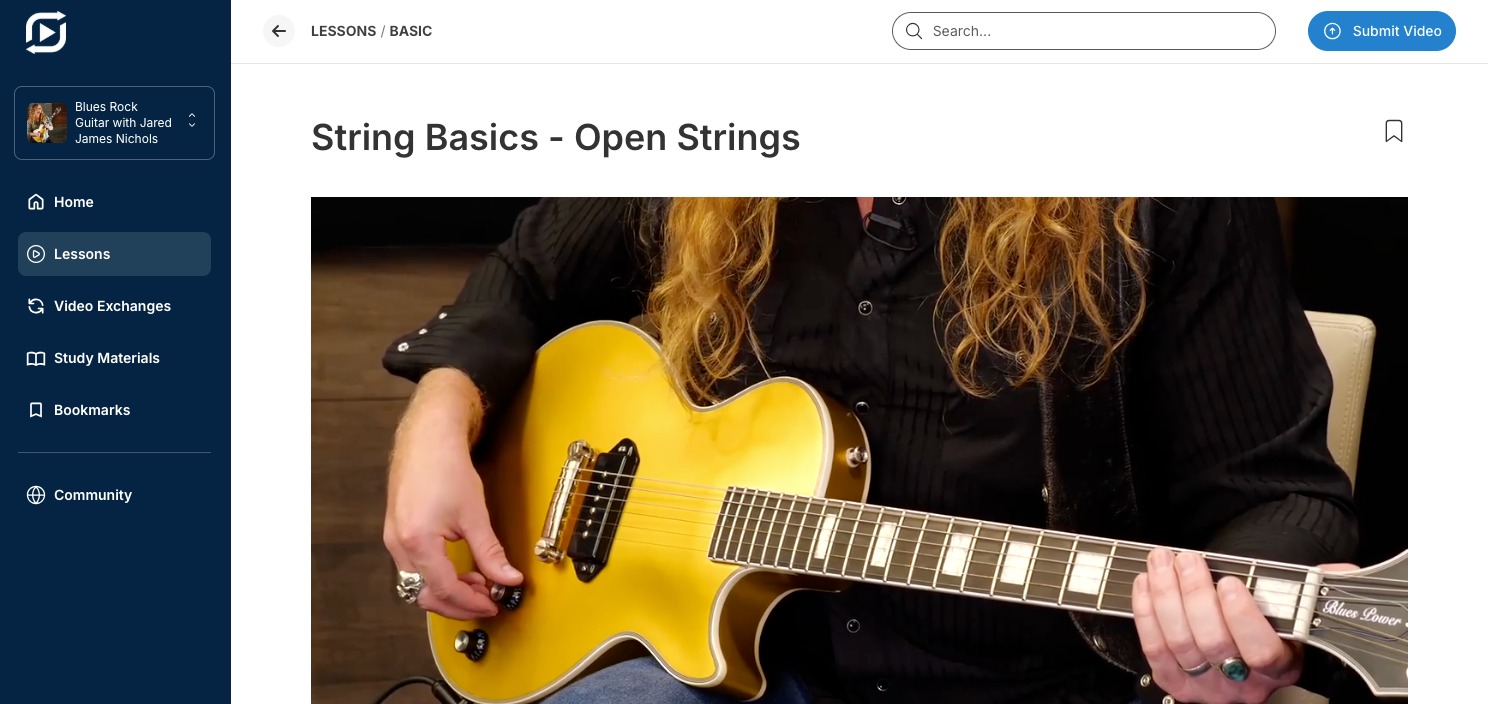 Lessons Page