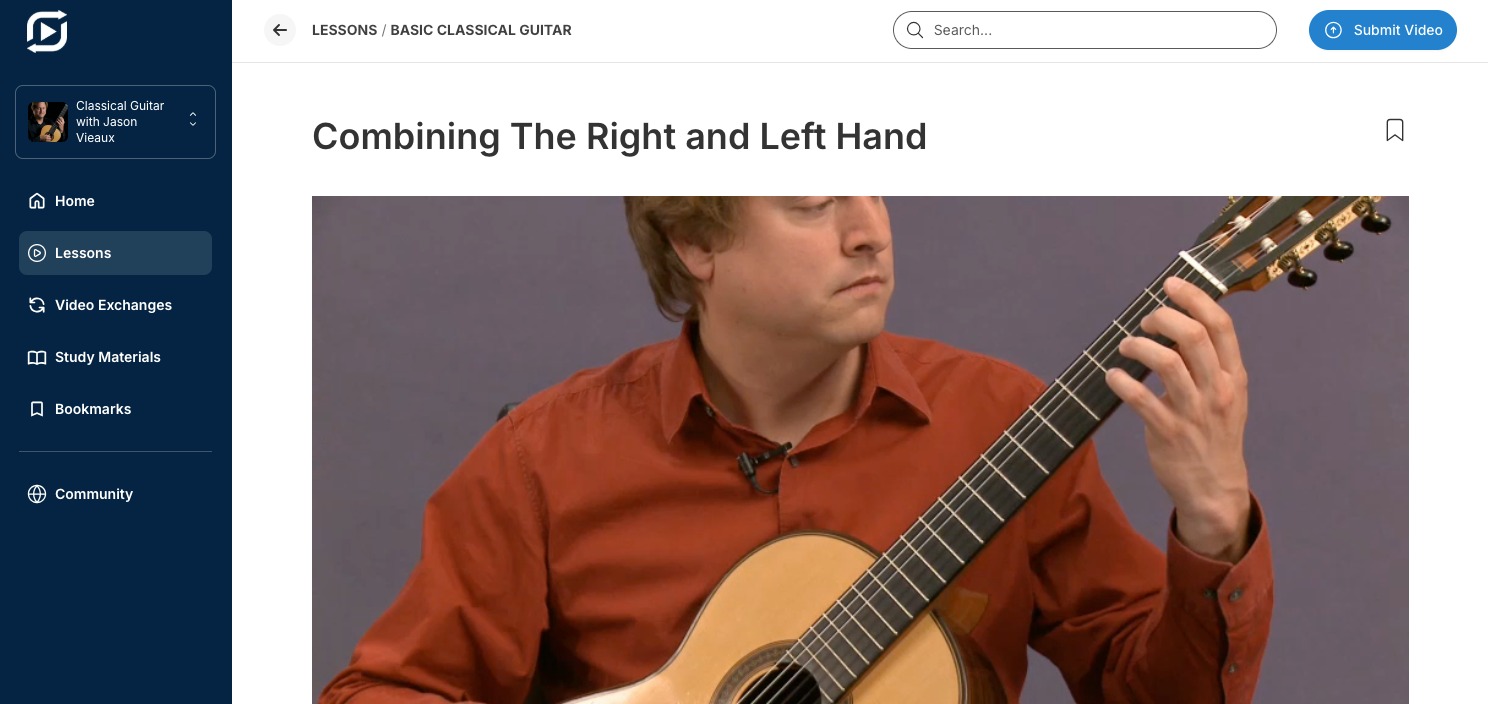 Lessons Page