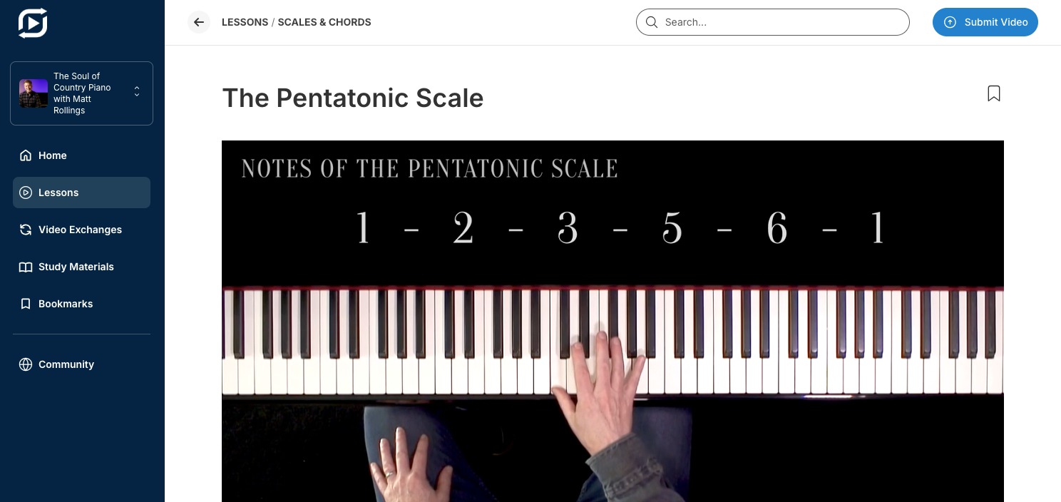 Lessons Page