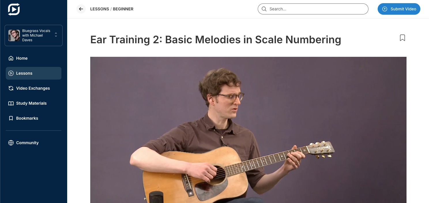 Lessons Page