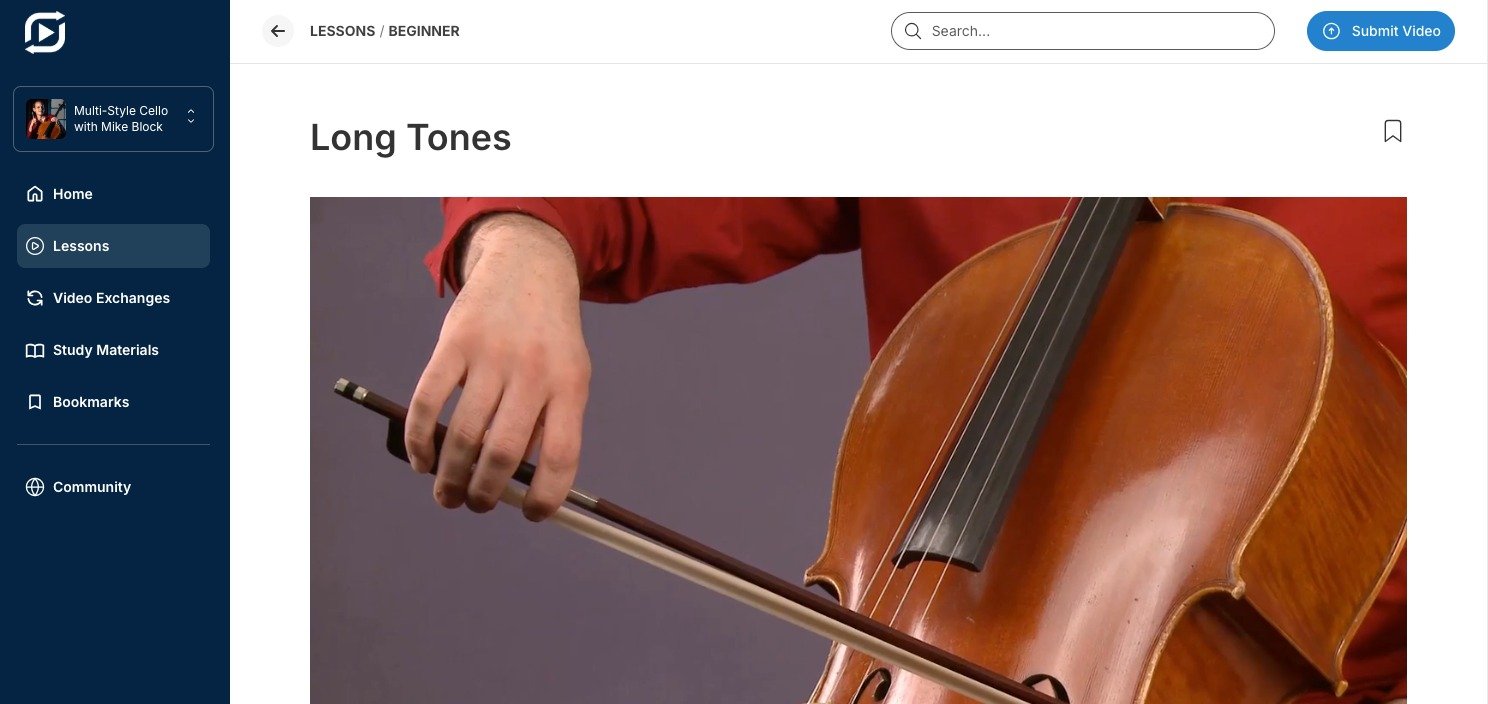 Lessons Page