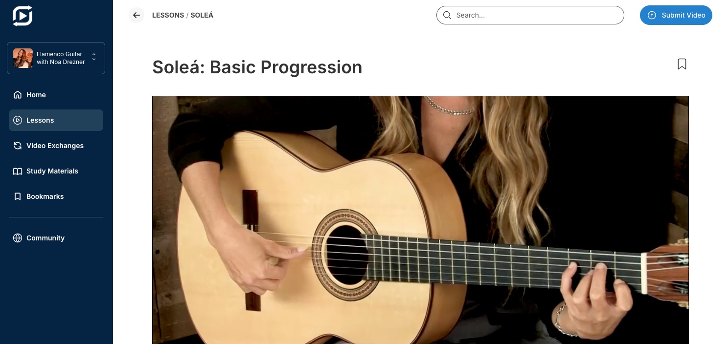 Lessons Page
