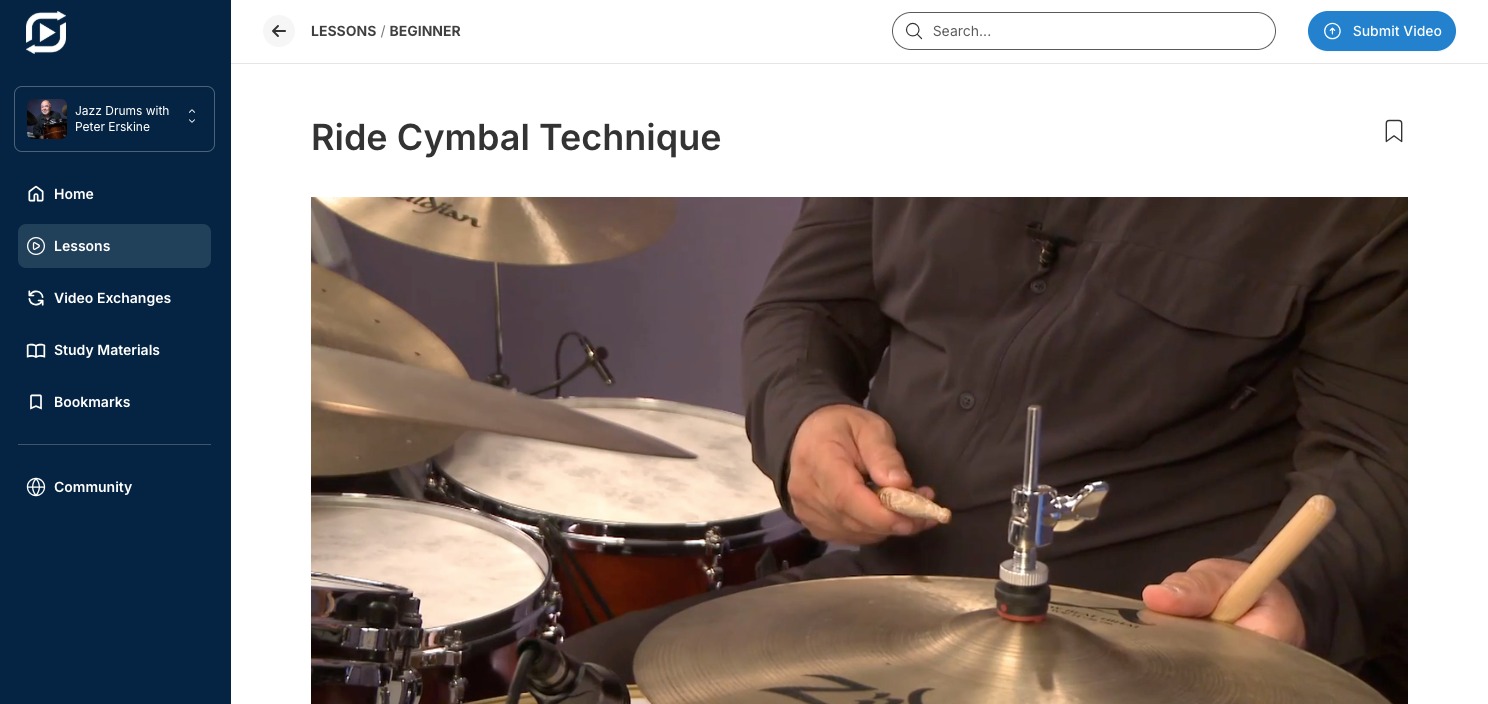 Lessons Page