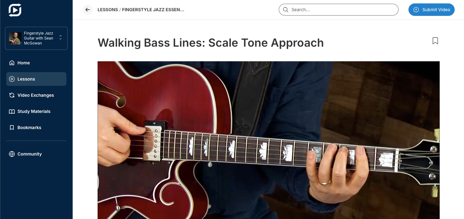 Lessons Page