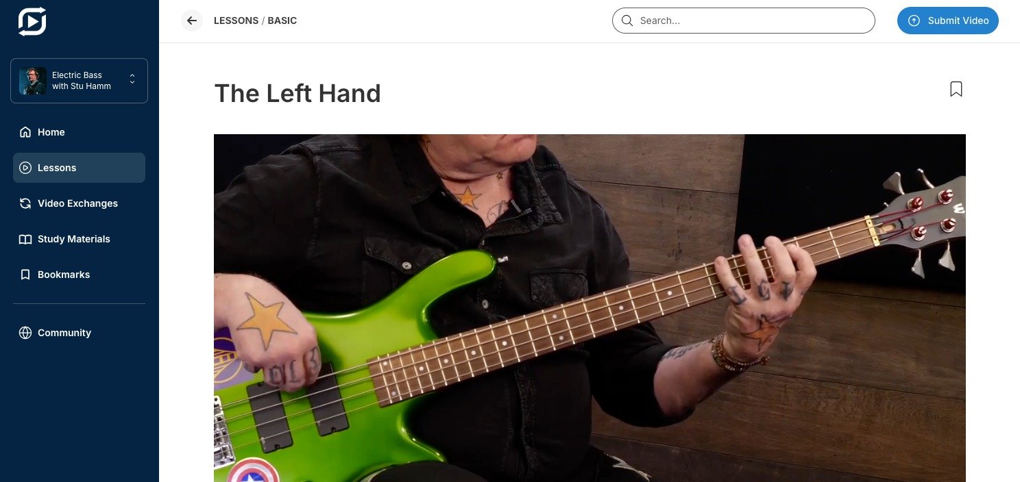 Lessons Page