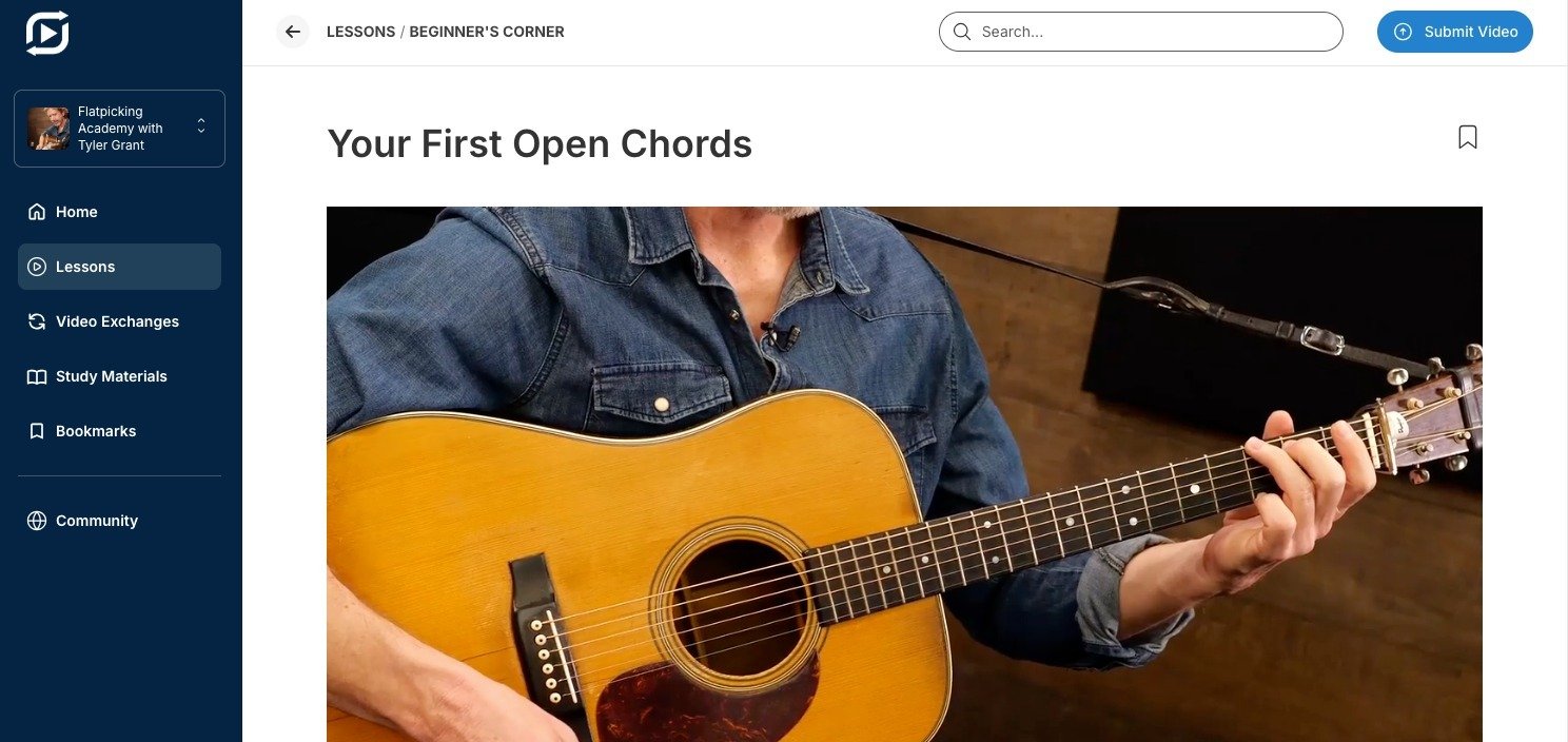 Lessons Page