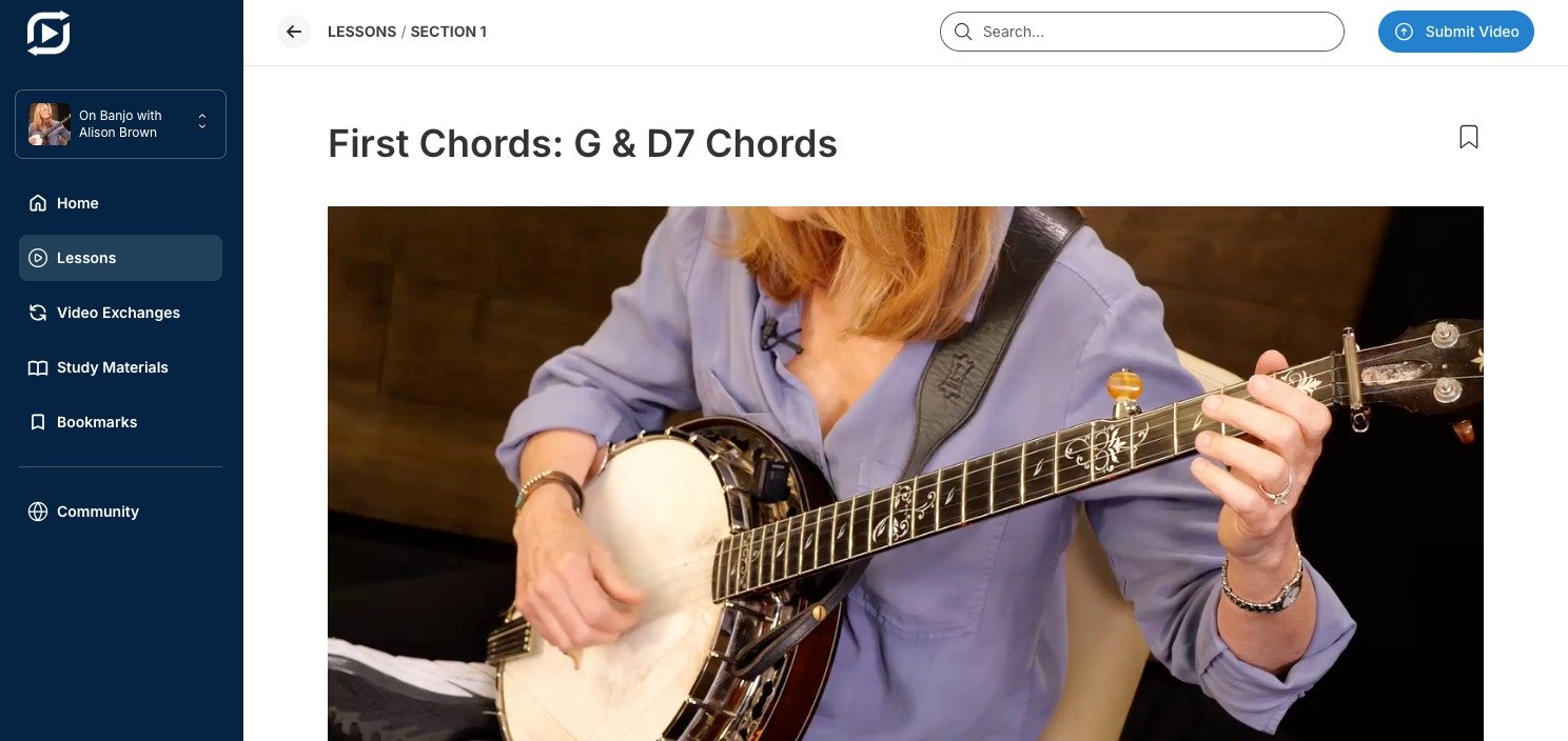 Lessons Page