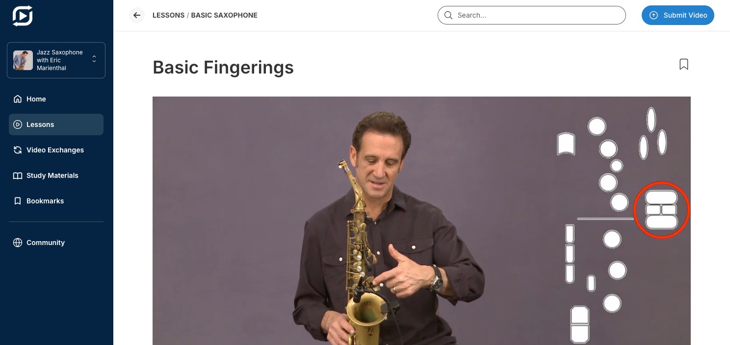 Lessons Page