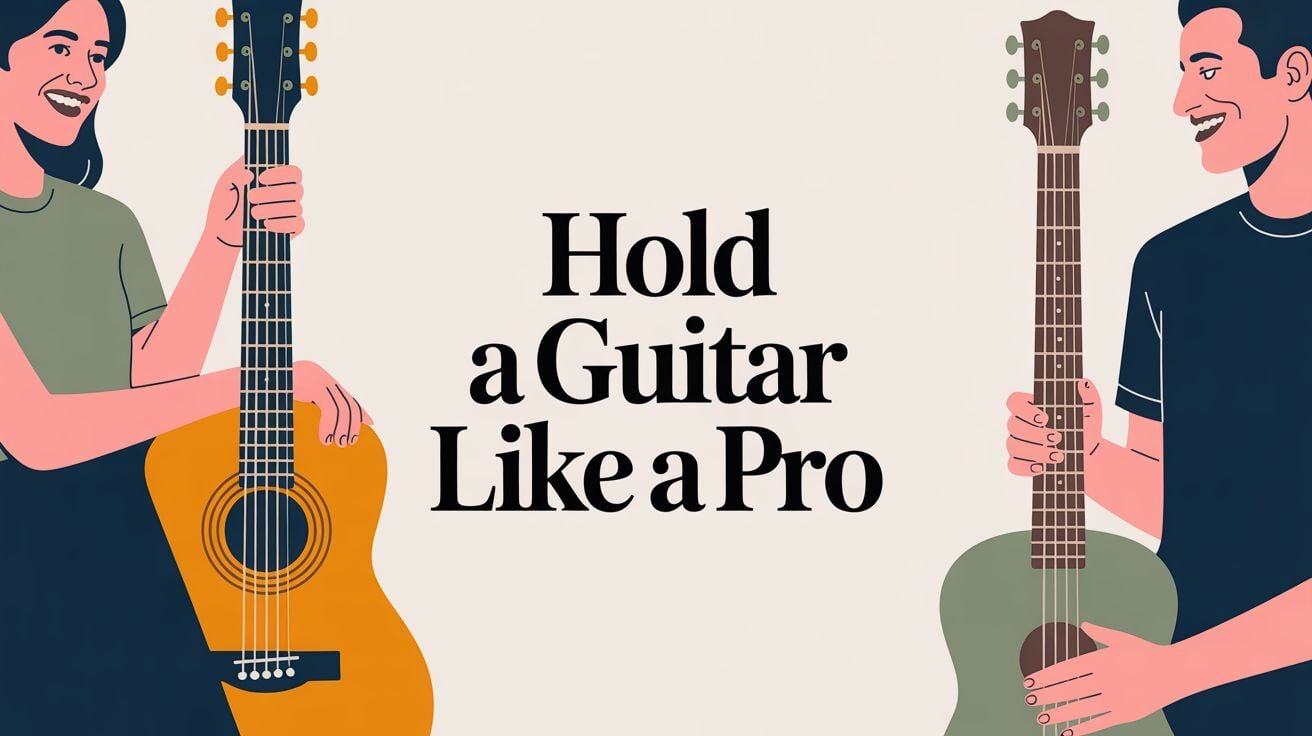 How to Hold a Guitar