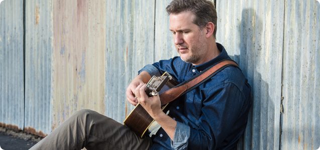 Man playing guitar